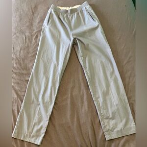 Women’s Casual Elastic-Waist Pants - Light Gray